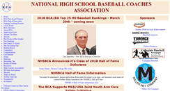 Desktop Screenshot of baseballcoaches.org